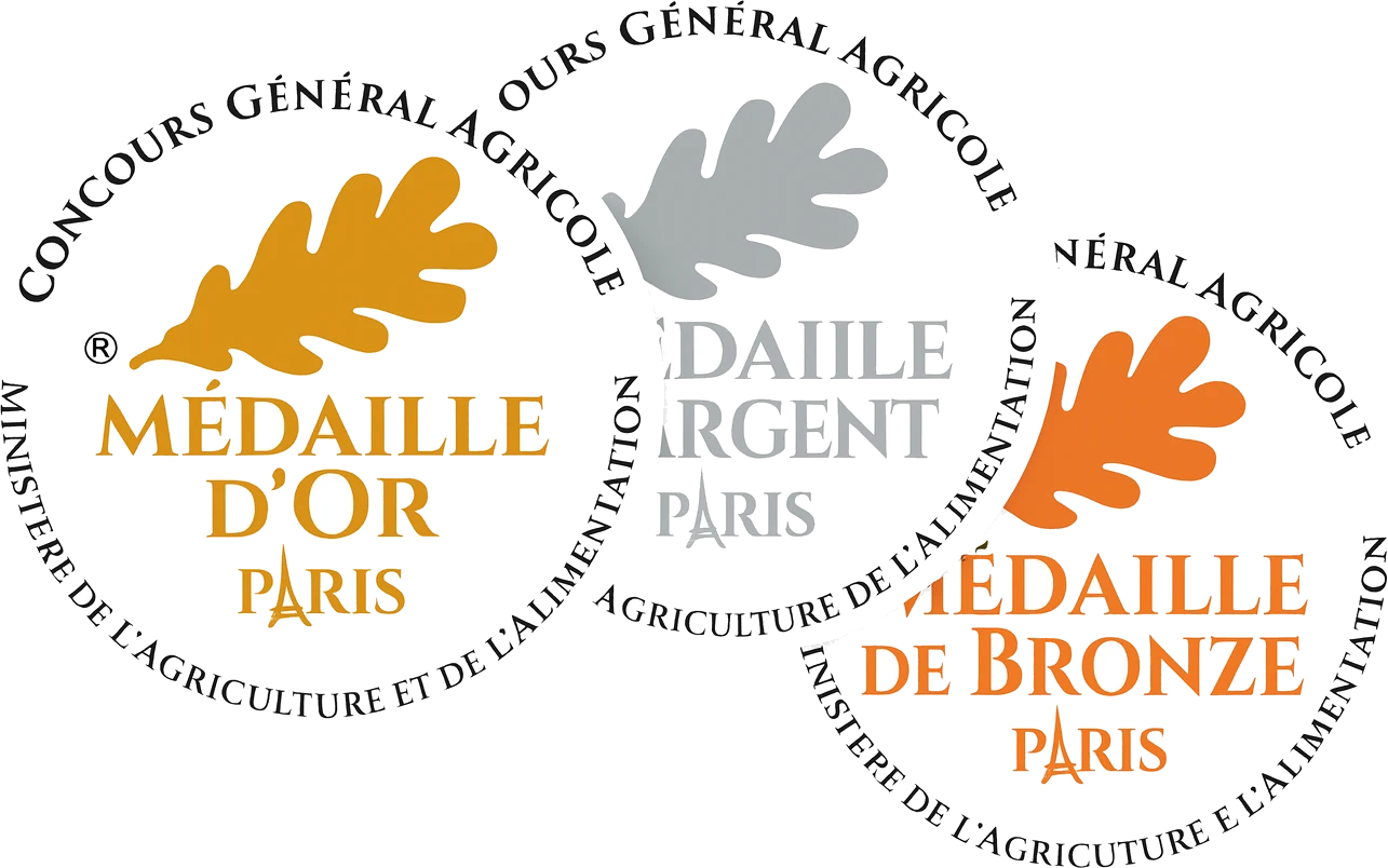 Médailles d'Or, d'Argent et de Bronze du Concours Général Agricole